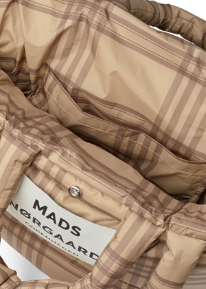 Light ripstop Aop pillow bag Cornstalk/Cocoa Brown Mads Nørgaard 